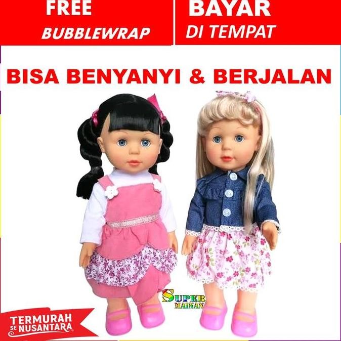 Mainan Anak Perempuan Boneka Bisa Nyanyi Jalan Bicara Ngomong Murah