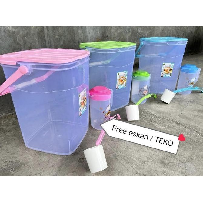 Aquarium Es Buah Plastik 30 Liter - Tempat Es Buah - Kotak Es Buah