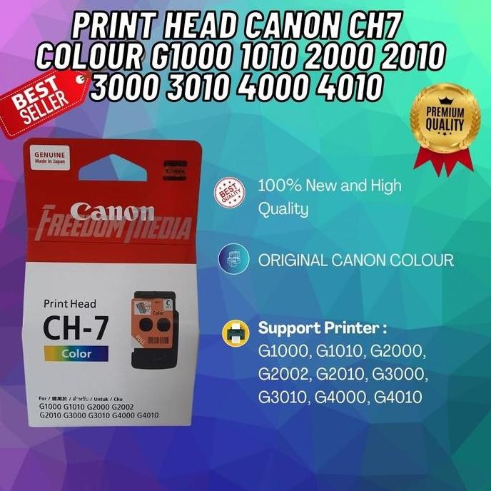 Print Head Cartridge Original Canon Bh7 Ch7 Pengganti Ca91 Ca92 New Stok