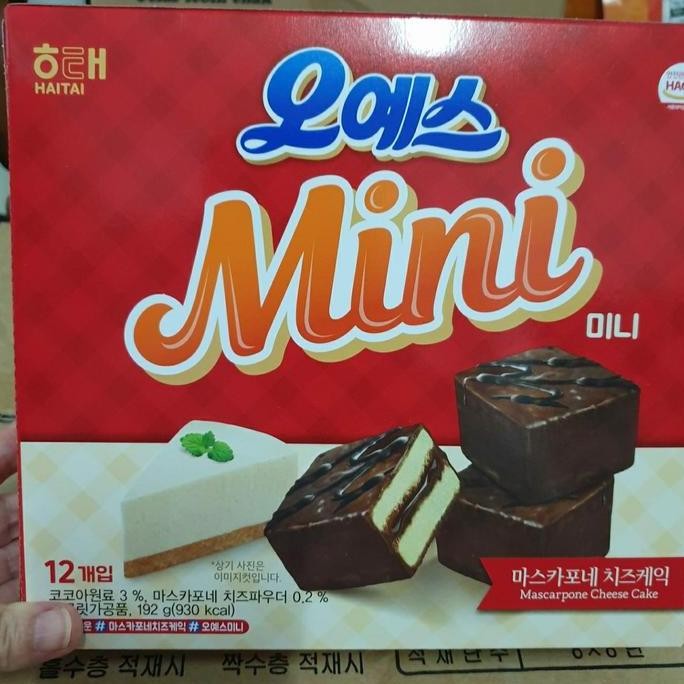 

Haitai Oyes Mini Mascarpone Cheese Cake Biscuit Korea