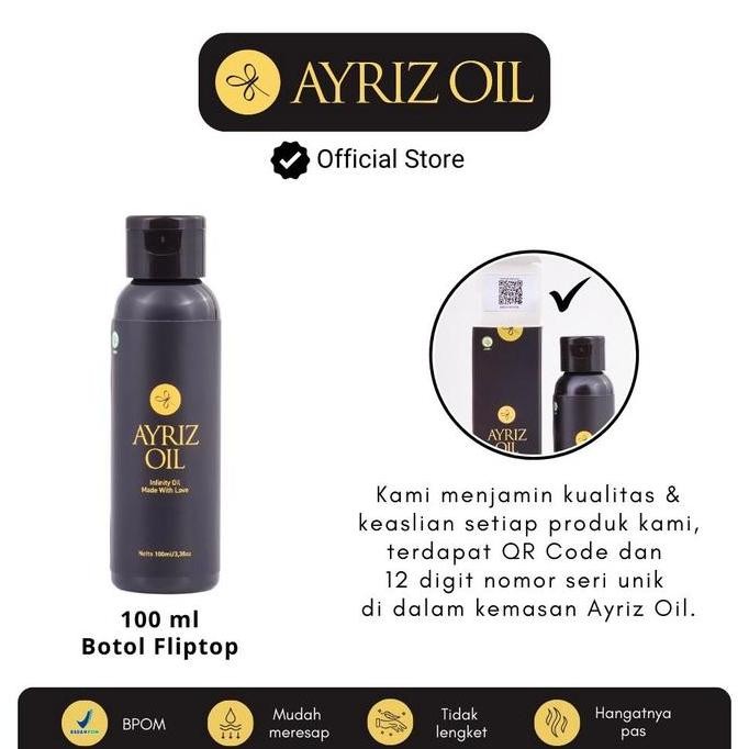 TERMURAH - AYRIZ OIL 100ML MINYAK TERAPI HERBAL , MINYAK TERAPI ORIGINAL