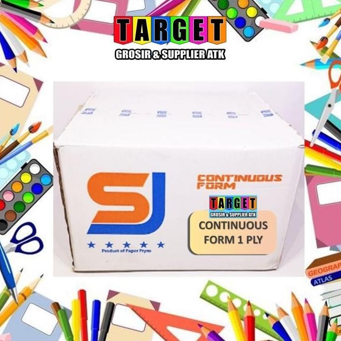 

BEBAS ONGKIR - KERTAS CONTINUOUS FORM 1 PLY/2 PLY/3 PLY/4 PLY/5 PLY/6 PLY VIA GOJEK