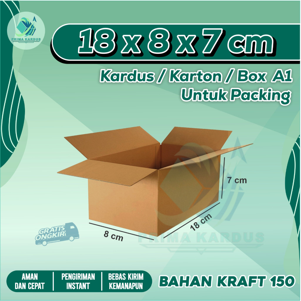 

Kardus Packing 18x8x7 cm | Box packing | Karton Packing