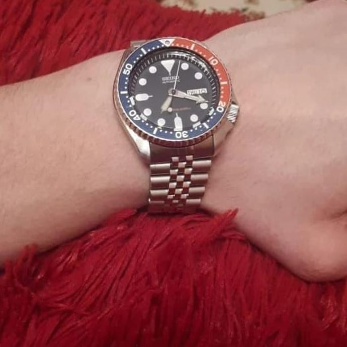 Murah 20Mm Jubilee Strap For Seiko Skx-007 Skx-009 Skx-013 Tali Jam Rantai