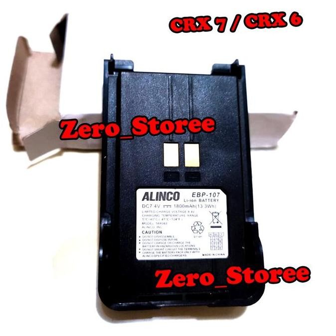 TERBARU - BATRE HT ALINCO CRX7 DJ CRX6 EBP107 BATERAI EBP-107 EBP 107 CRX 7 6