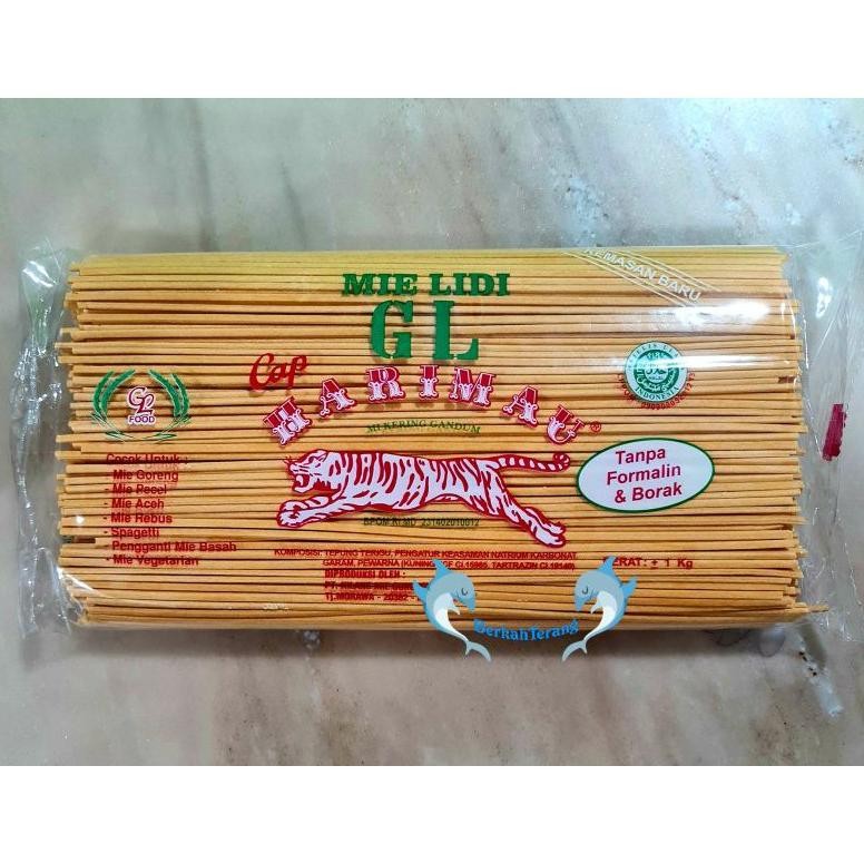 

Ready Mie Lidi / Mie Gomak 1Kg / Mie Lidi Medan / Mie Aceh Gl Cap Harimau