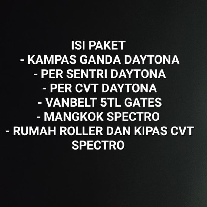 UPGRADE CVT MIO SPORTY / SMILE / MIO OLD / MIO KARBU / SOUL KARBU 5TL