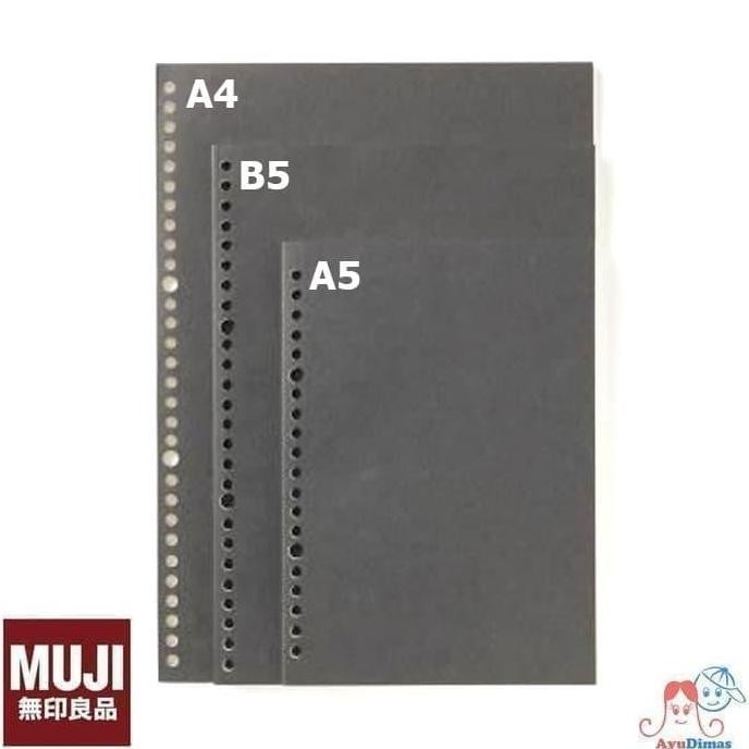 

MUJI - LINE Loose leaf Notebook Can be peeled off - binder A5/B5/A4