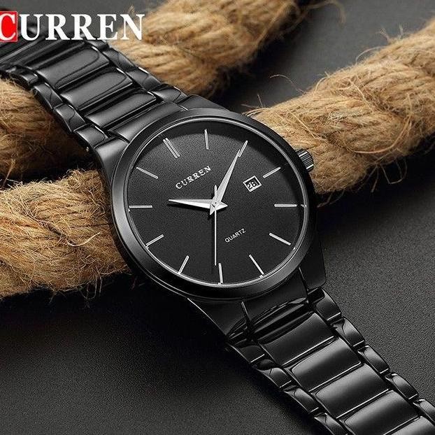 Promo Jam Tangan Pria Analog Tali Stainless Steel Curren 8106