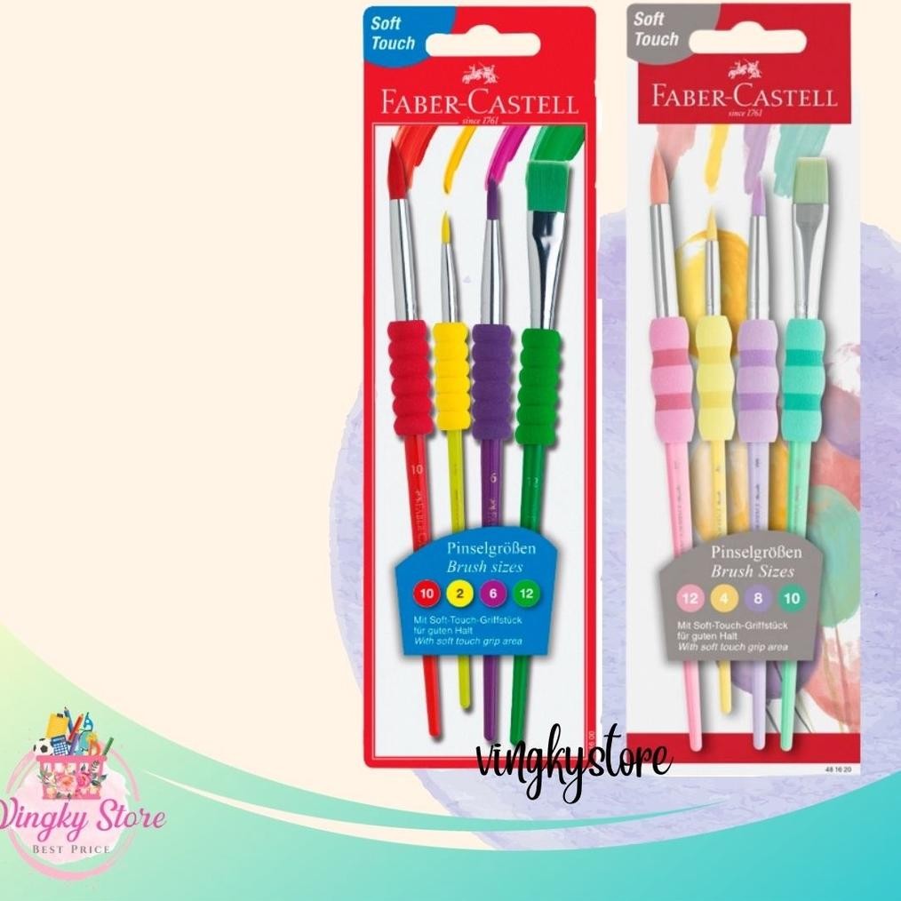 

Grip Brush / Kuas Set Faber Castell ( 4 in 1 ) AST