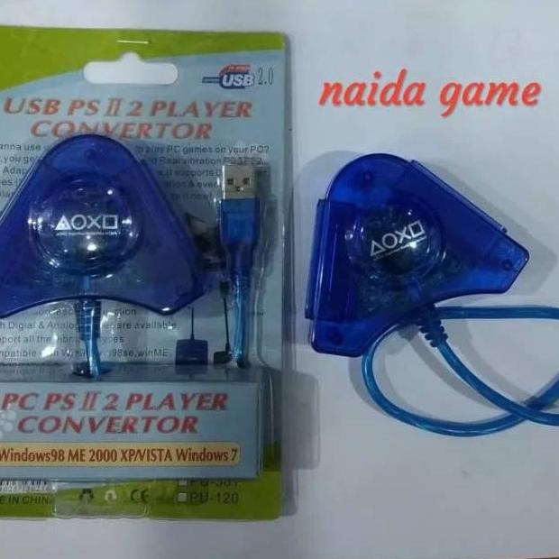 CONVERTER 2 SLOT / CONVERTER STIK PS2 DOUBLE / CONVERTER STICK PS2 2 SLOT