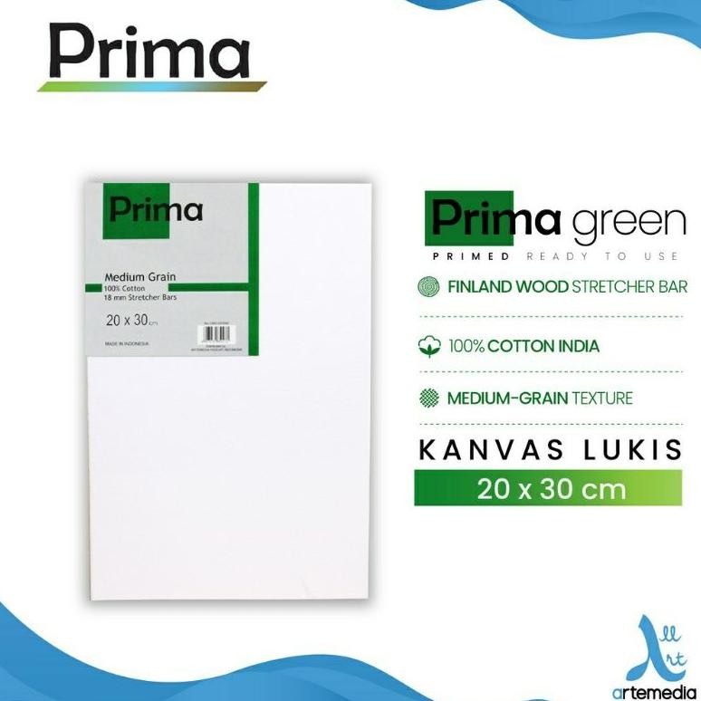 

PRIMA GREEN COTTON CANVAS KANVAS LUKIS AST