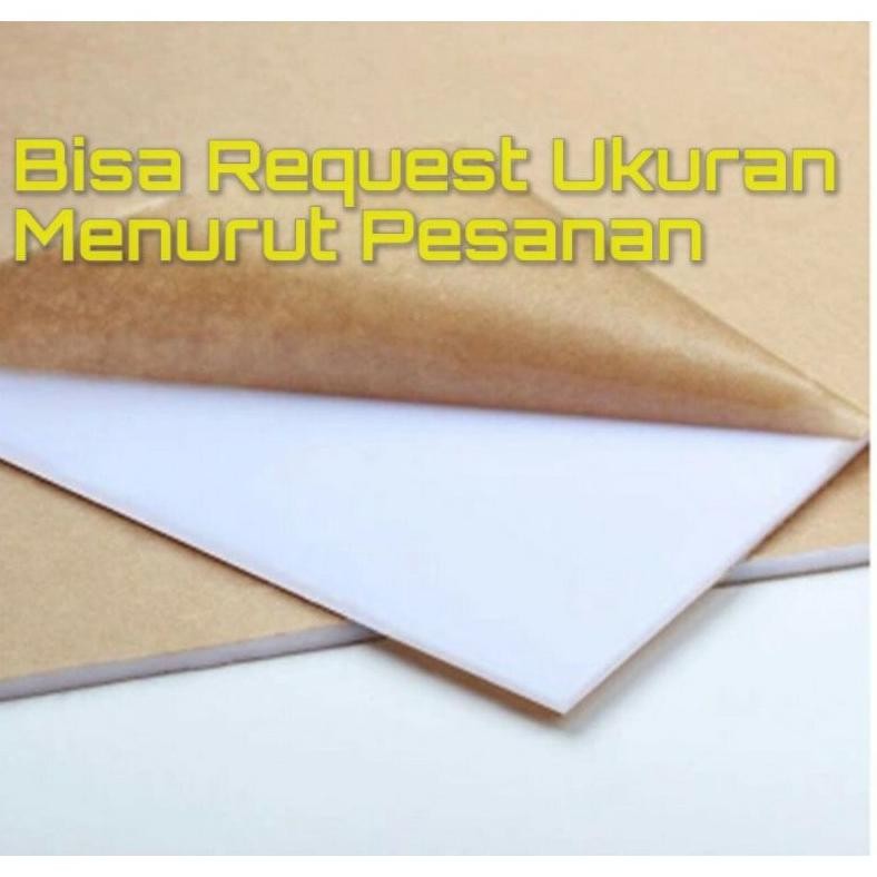 

Akrilik Putih Susu 2mm 30x60cm ( Acrylic Sheet Lembaran ) AST