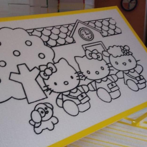 

Sturofoam lukis ada list ukuran 33x50x1cm ISI 50 LEMBAR AST