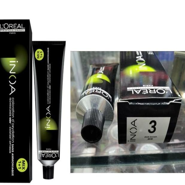 Loreal Hair Color Pewarna Rambut Loreal Inoa 3 Dark Brown