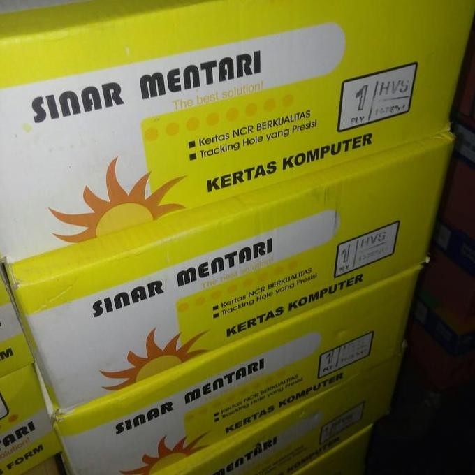 

BEBAS ONGKIR - Continuous form 14 7/8 x 11, 1 ply sinar mentari