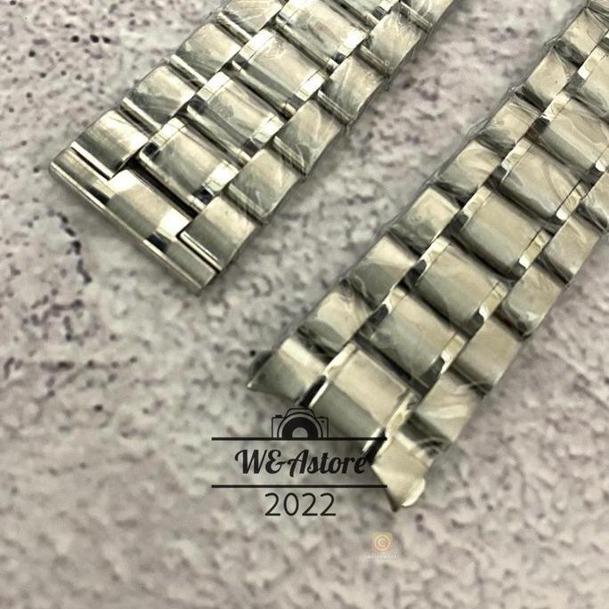 Sale Strap Tali Jam Tangan Rantai Full Stainless Lurus Curve 18 20 22 24 Mm