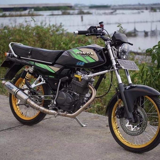 Knalpot Dos Cb Tiger Gl Mp Stainless Original Racing Jogja Best Seller