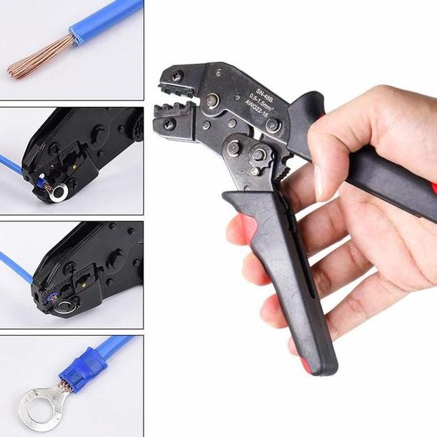 Tang Crimping Scun Alat Pres Penyambung Kabel Listrik