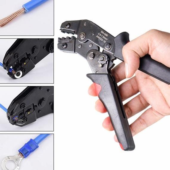 Tang Crimping Scun Alat Pres Penyambung Kabel Listrik