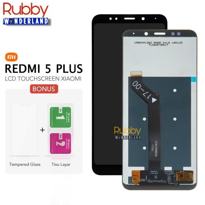 Lcd + Touchscreen Redmi 5+ / Redmi 5 Plus Original Bergaransi