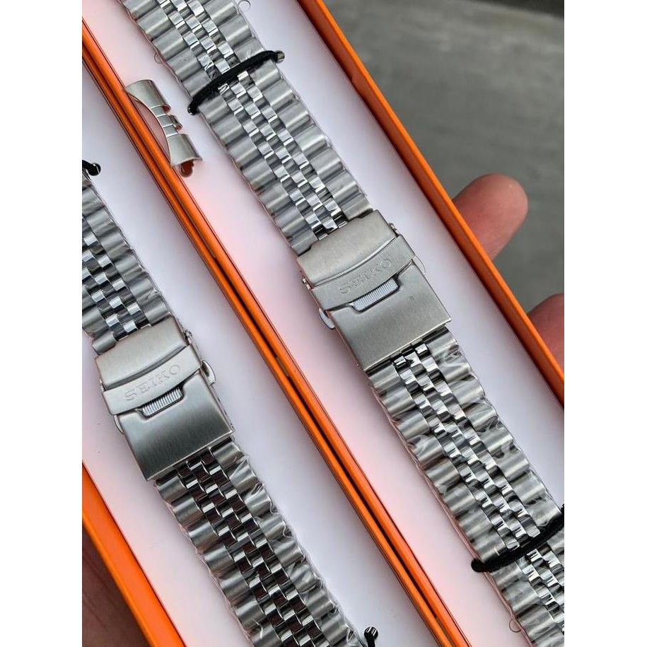 Murah Strap Tali Jam Tangan Rantai Seiko Bracelet Jubilee Stainless Silver
