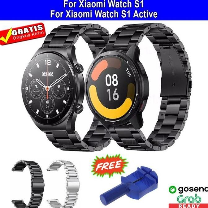 Stainless Steel Metal Band Strap Tali Jam Xiaomi Mi Watch S1 Active