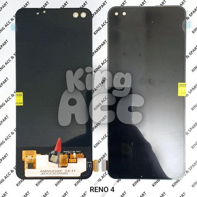 LCD TOUCHSCREEN OPPO RENO 4 4F CPH2209 FINGERPRINT FUNGSI ORIGINAL