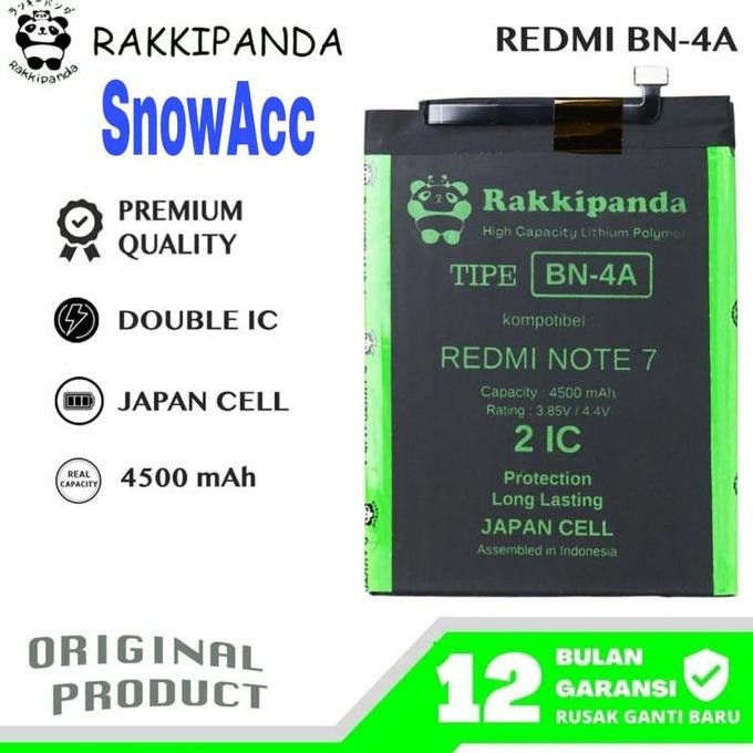 Rakkipanda Baterai Xiaomi Redmi Note 7 / Redmi Note 7 Pro Baterai Bn4A