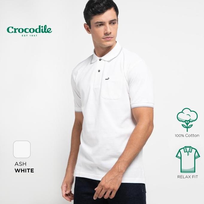 Crocodile CRCOLE 4 - Kaos Polo Pria Original - Katun