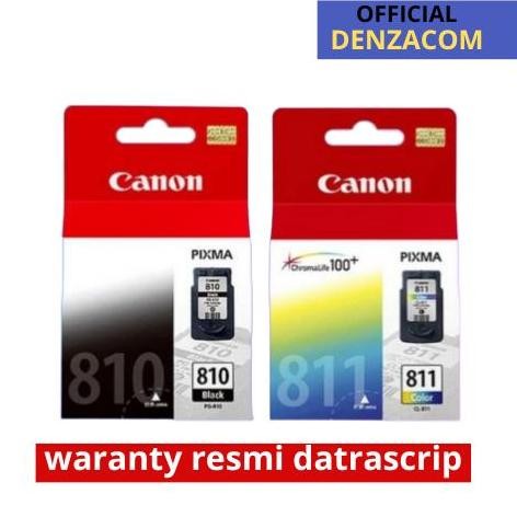 (Resmi ) Canon Original Ink Cartridge Pg 810 Dan 811 New Stok
