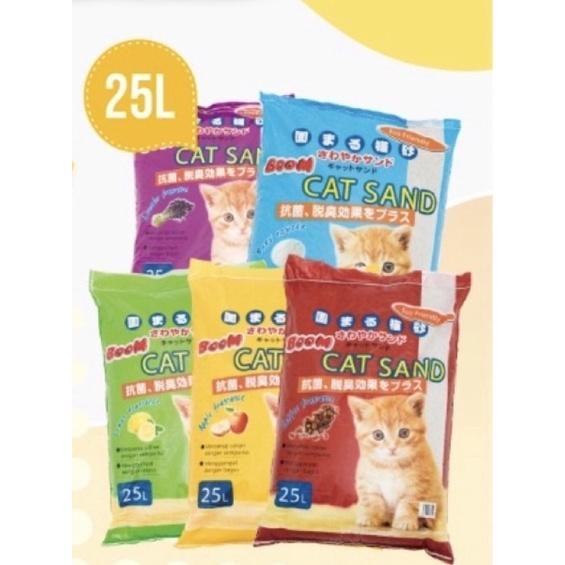 Pasir Boom Cat Sand 25 Liter Aroma Random