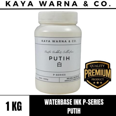 

Tinta Sablon Waterbase Ink PUTIH P-Series KAYA WARNA & CO. (1kg) AST