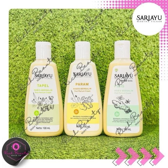 TERBARU - SARIAYU PERAWATAN HOLISTIK SERIES ( TAPEL, PAREM ,PILIS ) KEMASAN BARU 100ML
