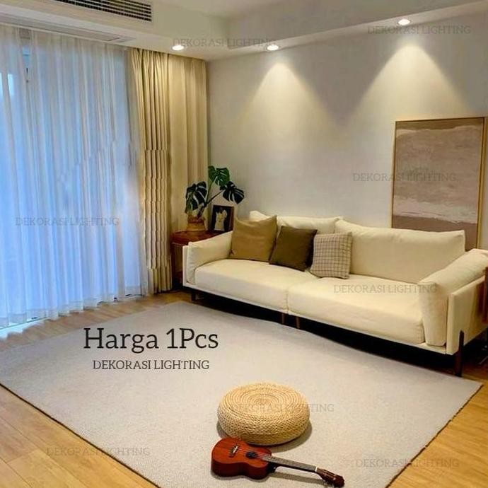 Lampu downlight led fiting GU10 rumah housing bahan aluminium inbow