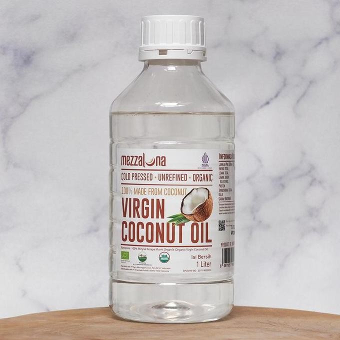 

EVCO Organik Mezzaluna 1 Liter Minyak Kelapa VCO Virgin Coconut Oil 1L HM