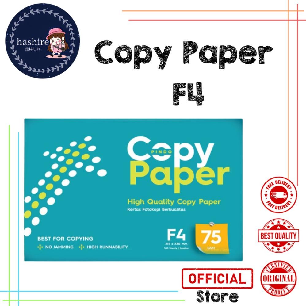 

Kertas HVS FotoCopy /Copy Paper /Print F4 75gsm 500 Lembar AST