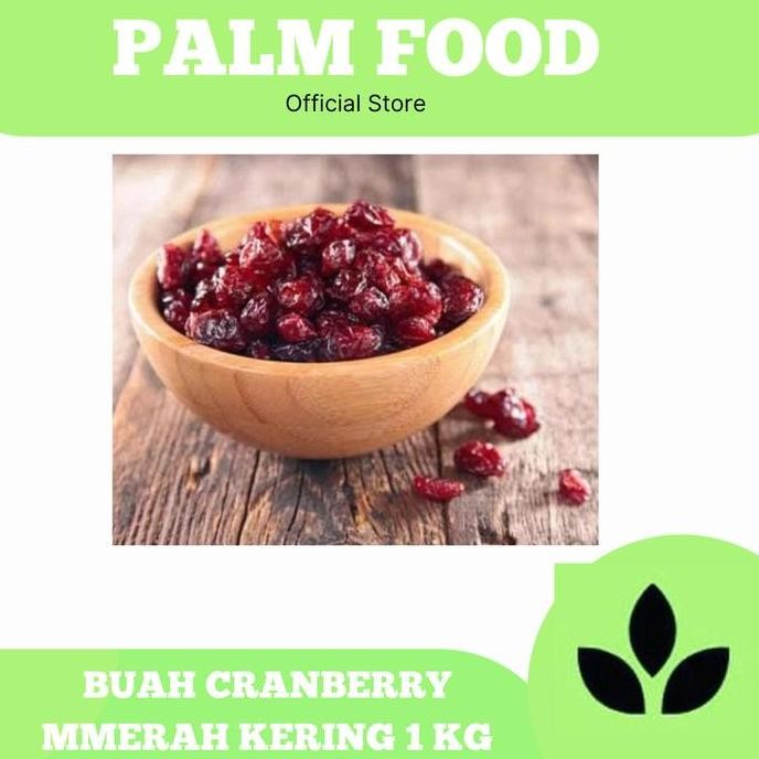 

Buah Cranberry Mmerah Kering 1 Kg - Red Dried Cranberries Repack