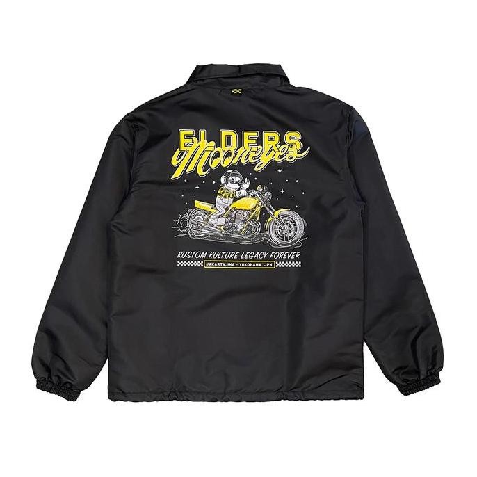 Coach Jacket "Elders Company X Moon eyes japan " Custom Bike