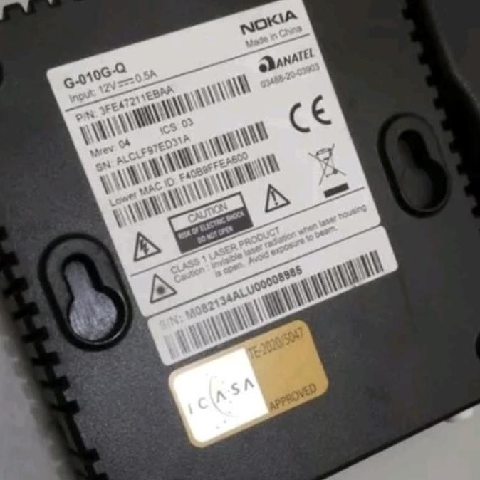 Ont G-010G-Q Nokia Openreach Fiber Optik Gpon Terminal Bnib New Stok