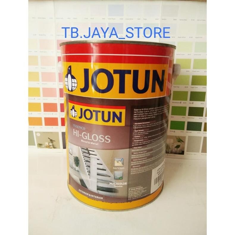 

CAT JOTUN KAYU & BESI ESSENCE HI GLOSS 5L PUTIH CHI (7236) / CAT MINYAK AST