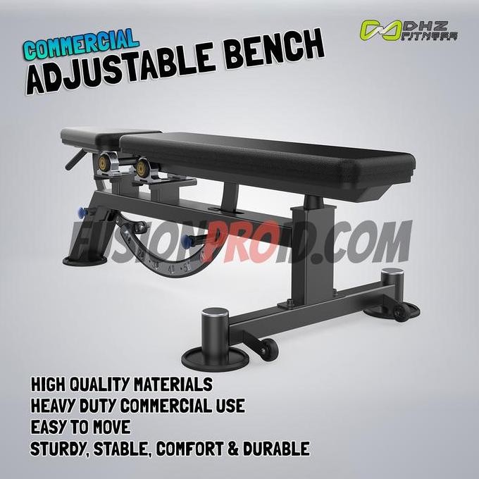 BEBAS ONGKIR - Kursi Gym Bangku Bench Fitness Adjustable Home Gym E3039 Import DHZ