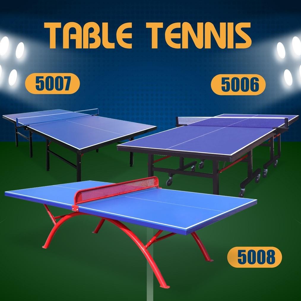 Meja Tenis Lipat Meja Tennis Pingpong Table Portable Adjustable Indoor Outdoor