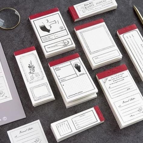 

Memories Writable Paper - Kertas Memo Design Retro (50pcs) AST