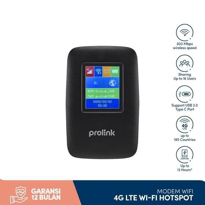 Prolink Dl-7202 Modem Wireless Router 4G Lte Unlock New Stok