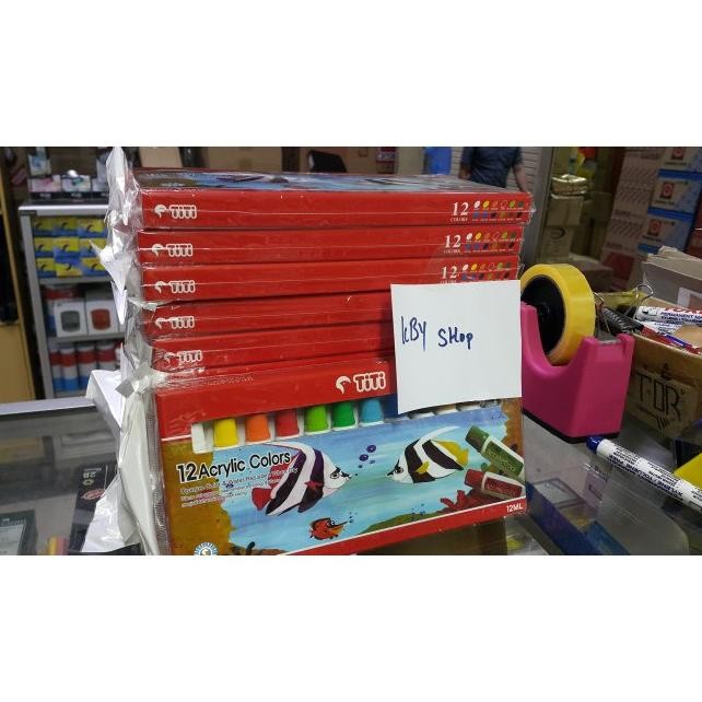 

CAT ACRYLIC 12 WARNA AKRILIK TITI JOYKO AST