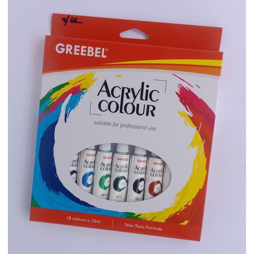 

Cat Acrylic Greebel 18 Warna (10 ml) AST