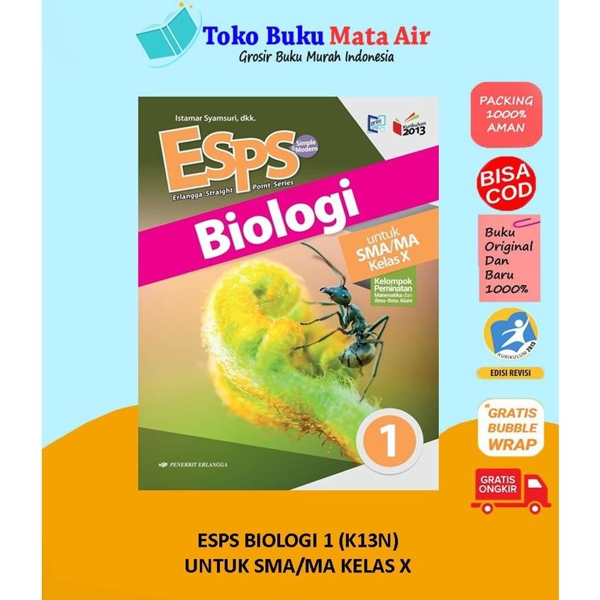 

BEST SELLER ESPS BIOLOGI UNTUK SMA/MA KELAS 10 11 12 ( K13N ) ERLANGGA AST