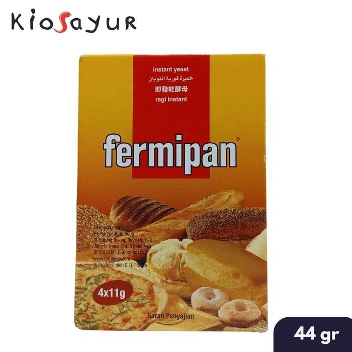 

Yeast Instan / Ragi Kering 4X11G Fermipan Pack (44 gram)