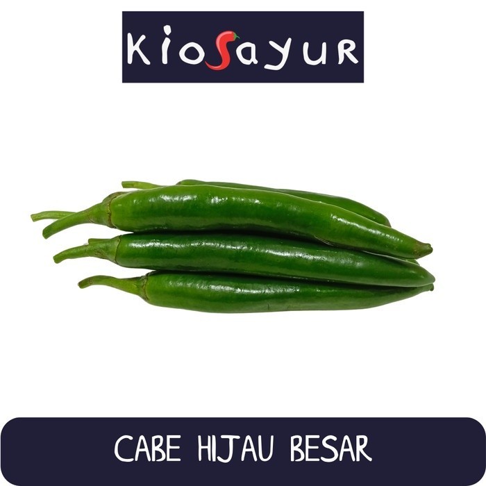 

Cabe Hijau Besar Utuh Kiosayur 1 Kg